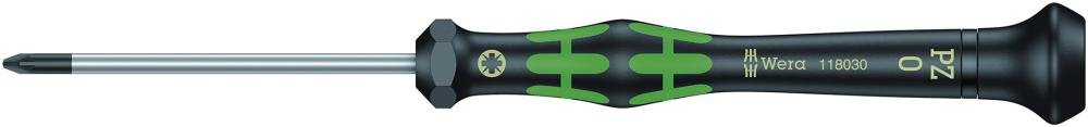 Elektronik- Schraubendreher PZ0x60mm Wera