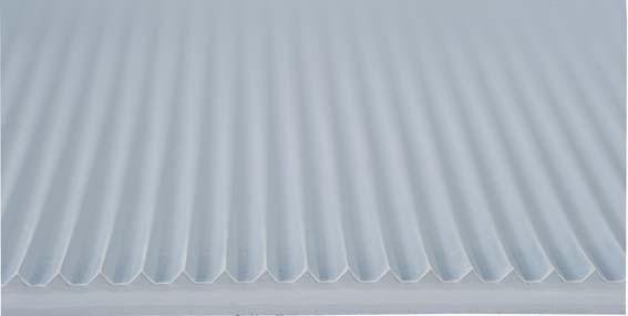 Arbeitsplatzmatte YOGA LINE Iso gerieft B100cm x max.L 10 m Zuschnitt pro Laufmeter