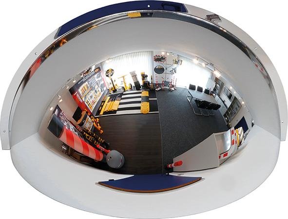 Panoramaspiegel 180 Grad Viertelkugel D1000 mm für Innen
