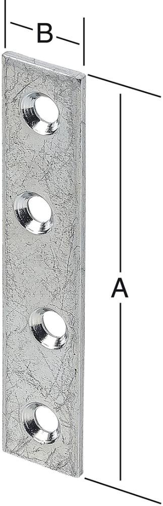Verbindungsbleche 100x15MM Nr. 183100Z VORMANN