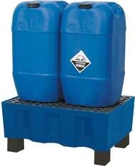 Auffangwanne PE 60 l m. Füßen o. Giro ASECOS