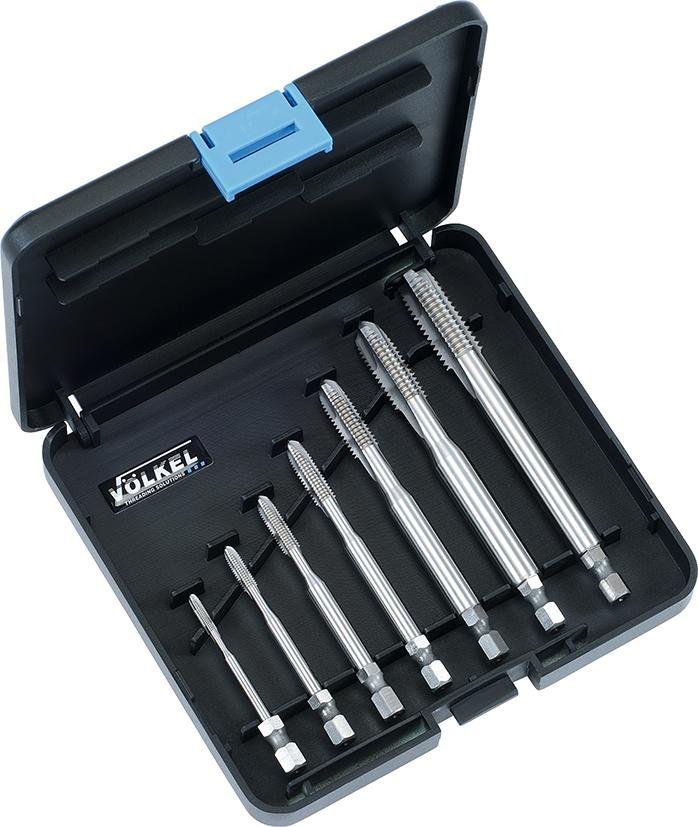 Gewindeschneidsatz HSSE HexDrive M3-12 /Form B VÖLKEL