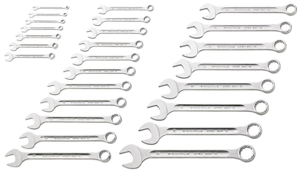 Ringmaulschlüssel-Satz DIN3113A 6-32mm 26-teilig in Karton Stahlwille