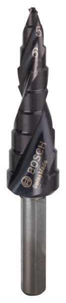 Stufenbohrer HSS-AlTiN, 4 - 12 mm, 6 mm, 66,5 mm, 9 Stufen