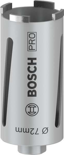 PRO Trockenbohrkrone, 72 x 150 mm, G 1/2 Zoll