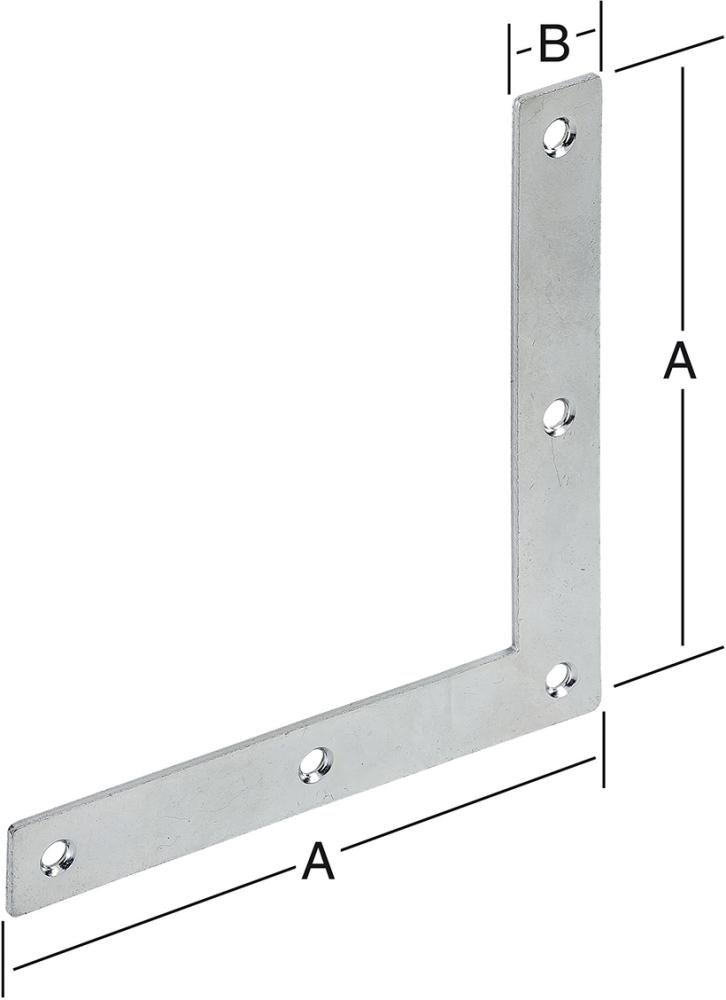 Eckwinkel 120x20mm Nr. 187120Z VORMANN