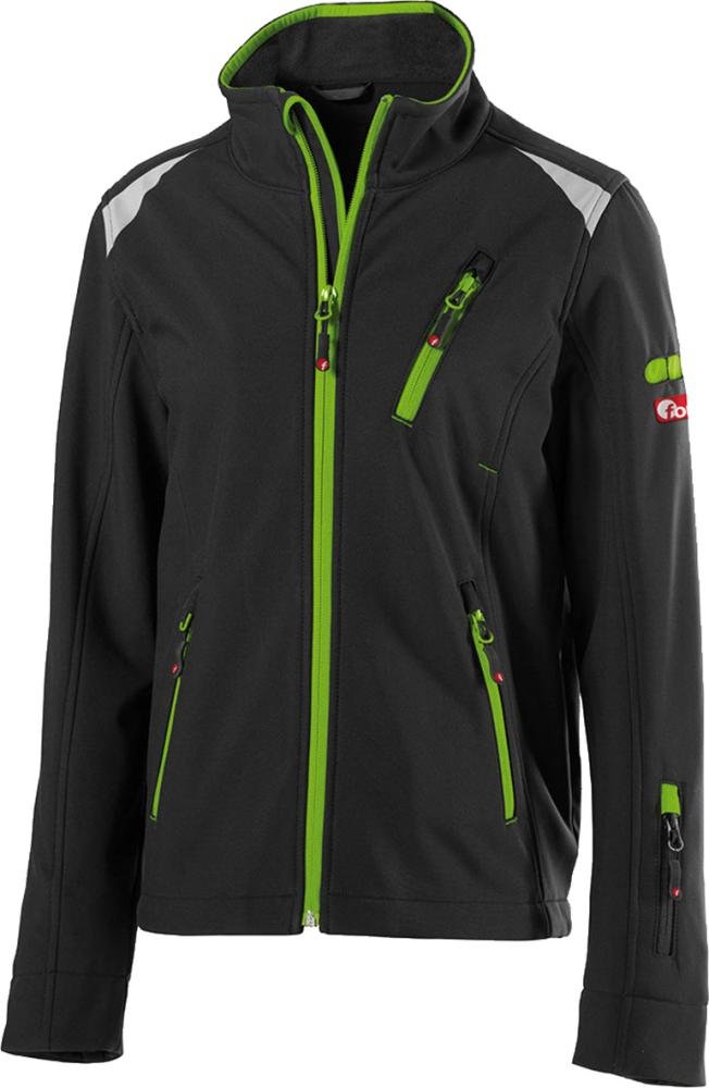 FORTIS Kids Jacke 24, schw./limegreen,Gr110-116