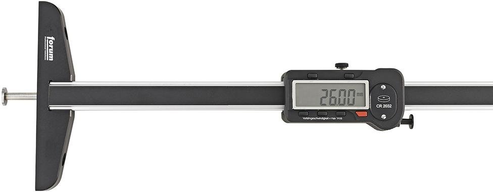 Dig.-Tiefenmessschieber 200mm leichtbau FORUM