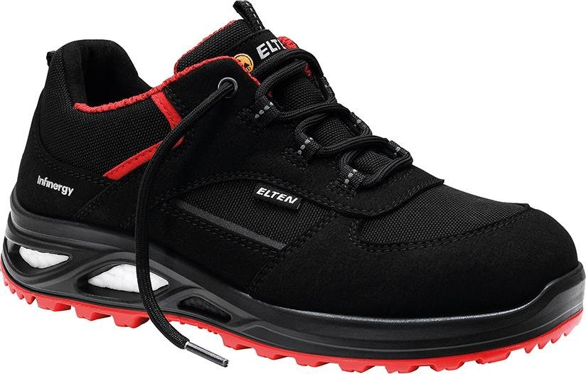 Halbschuh HANNAH XXTL, black-red LOW, ESD, S3, Gr.35
