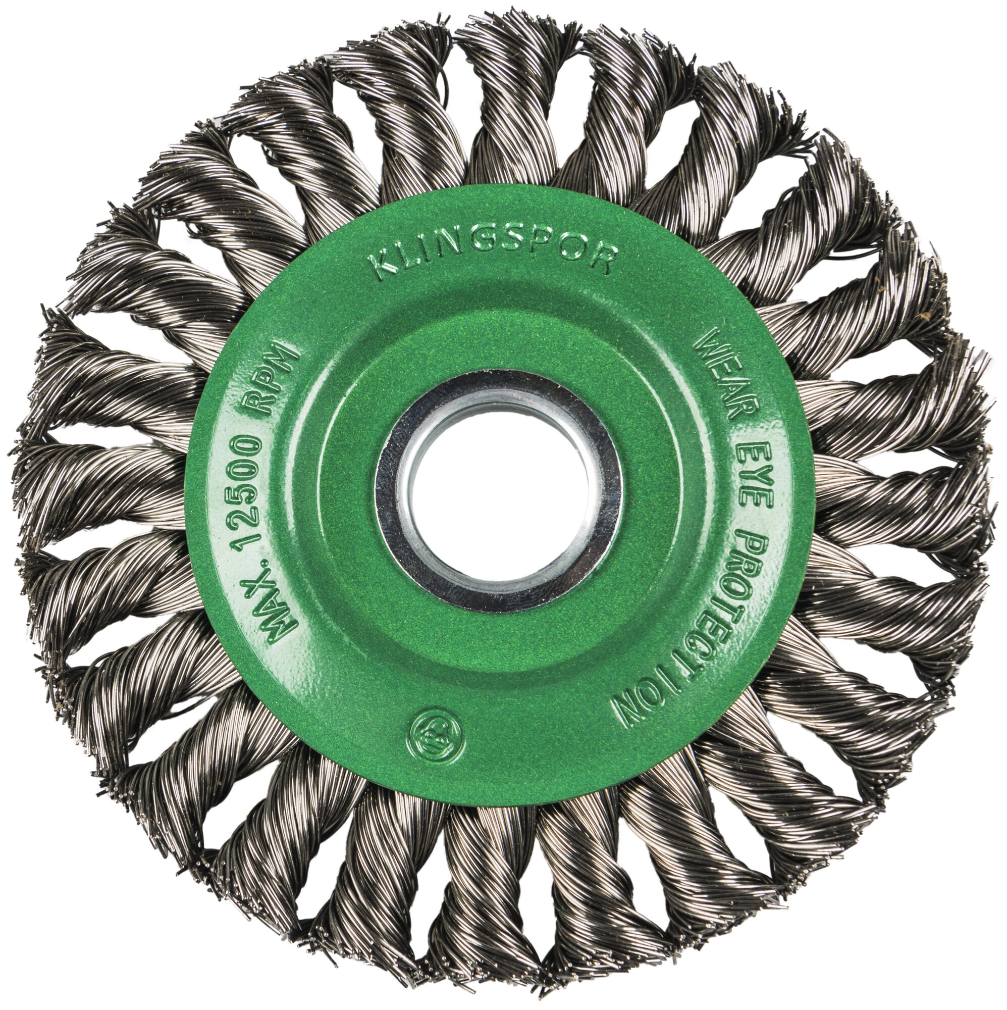 BR 600 Z Rundbürste gezopft einreihig Anzahl Reihen 1, 115 x 14 x 22,23 mm 0,5 Edelstahl