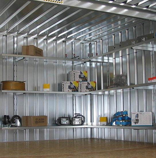 Regalsystem 2, 3 Ebenen, 2m lang, 420mm tief BOS