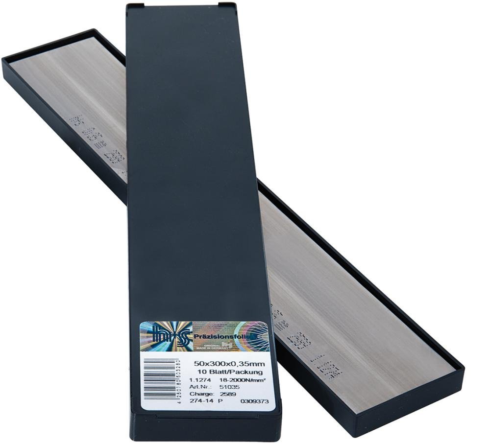 Metallfolien Plattenware 50x300x0,03mm 10Bl/P H+S