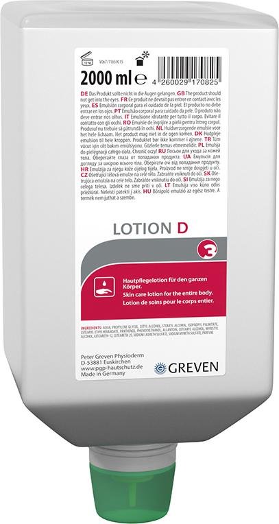 Hautpflege- Speziallotion D 2L Variofl. GREVEN