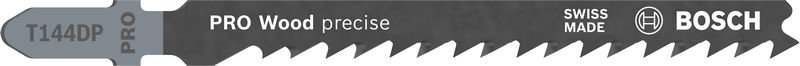 PRO Wood precise T144DP Stichsägeblatt, 100 mm, 25-tlg.