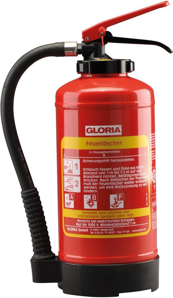 Fettbrand-Aufladelöscher 3 Liter FB 3 Easy Gloria