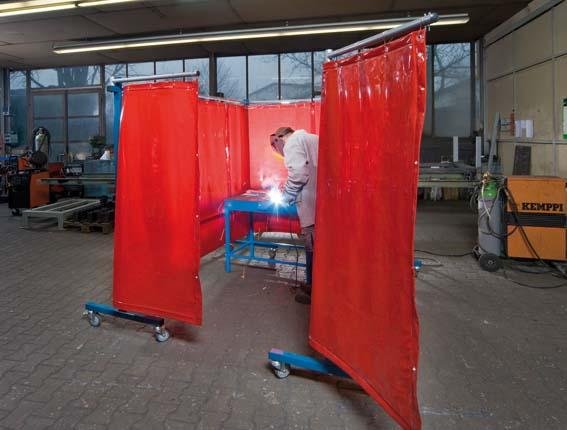 Lamellenschutzwand Transtac T0 SINOtec