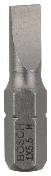 Schrauberbit Extra-Hart S 1,0 x 5,5, 25 mm, 25er-Pack