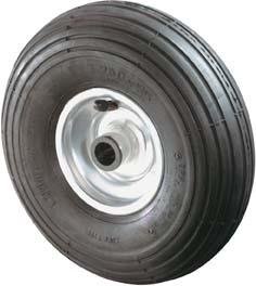 Luftrad C90.264,260/85mm Nabenl.75,Bohr.25,RillenpRL,Gummi schw.Radk.StahlfBS ROLLEN