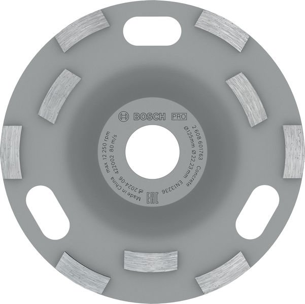 PRO Concrete Topfscheibe, 50 x 125 mm, 22,23 mm