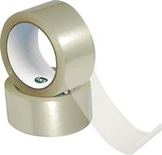 PP-Verpackungsklebeband 50mmx66m, transparent Naturkautschukkleber leise abrollend