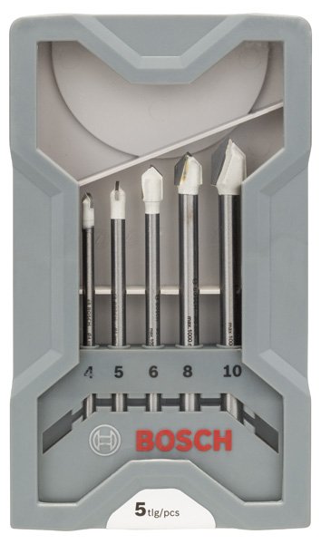 5-tlg. CYL-9 Ceramic Fliesenbohrer-Set, 4–10 mm