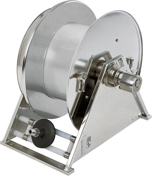 Schlauchaufroller Edelstahl o. Schlauch f. 10m Schlauch DN 8-10mmHochdruckwasser bis 200 G