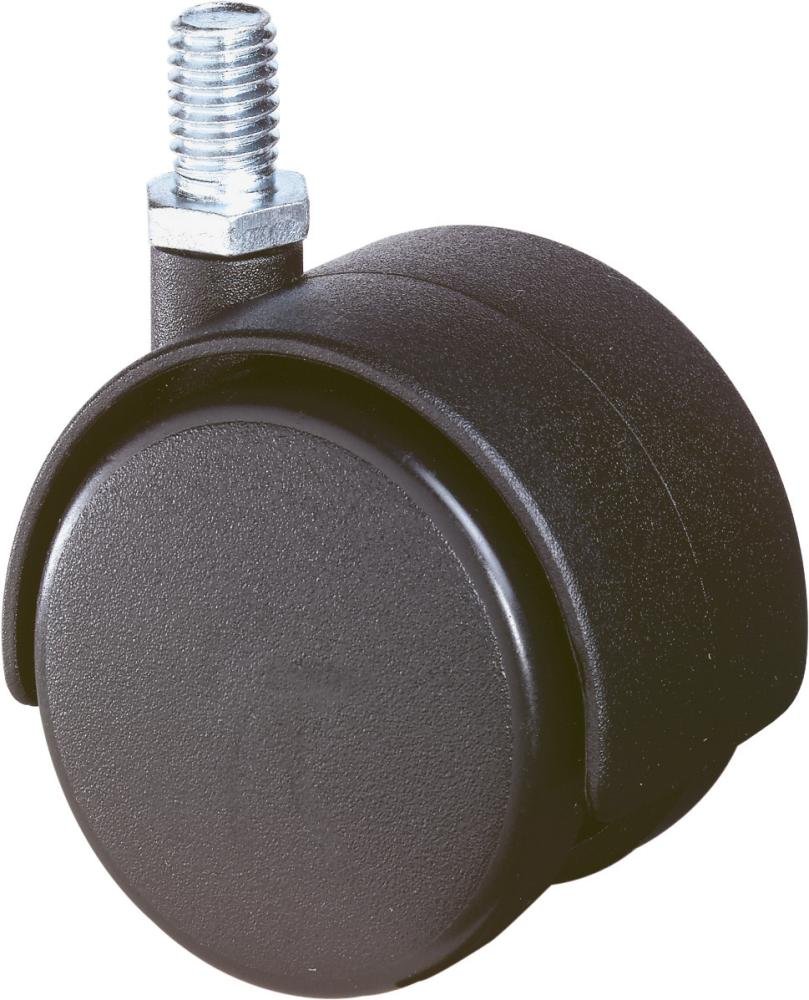 Kst.-Doppelrolle 40mm M8 x15,Gewindestift F75.040.G08 BS ROLLEN