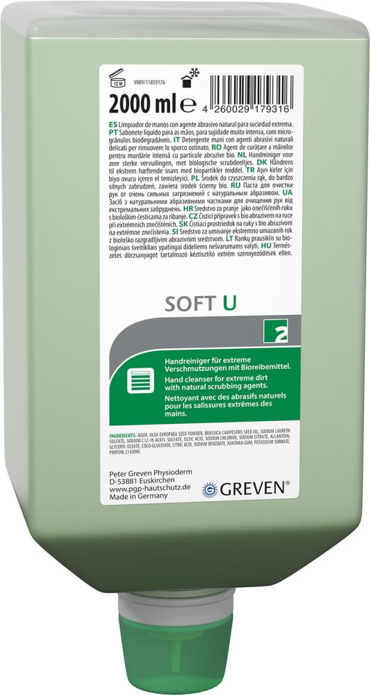 GREVEN SOFT U - NEU 2 L Varioflasche Handreiniger