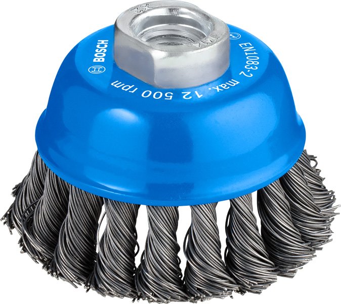 PRO Metal heavy Topfbürste, 75 x 0,5 mm, Gewinde