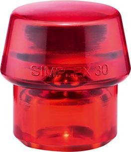 Schonhammerkopf SIMPLEX Plastik 30mm HALDER