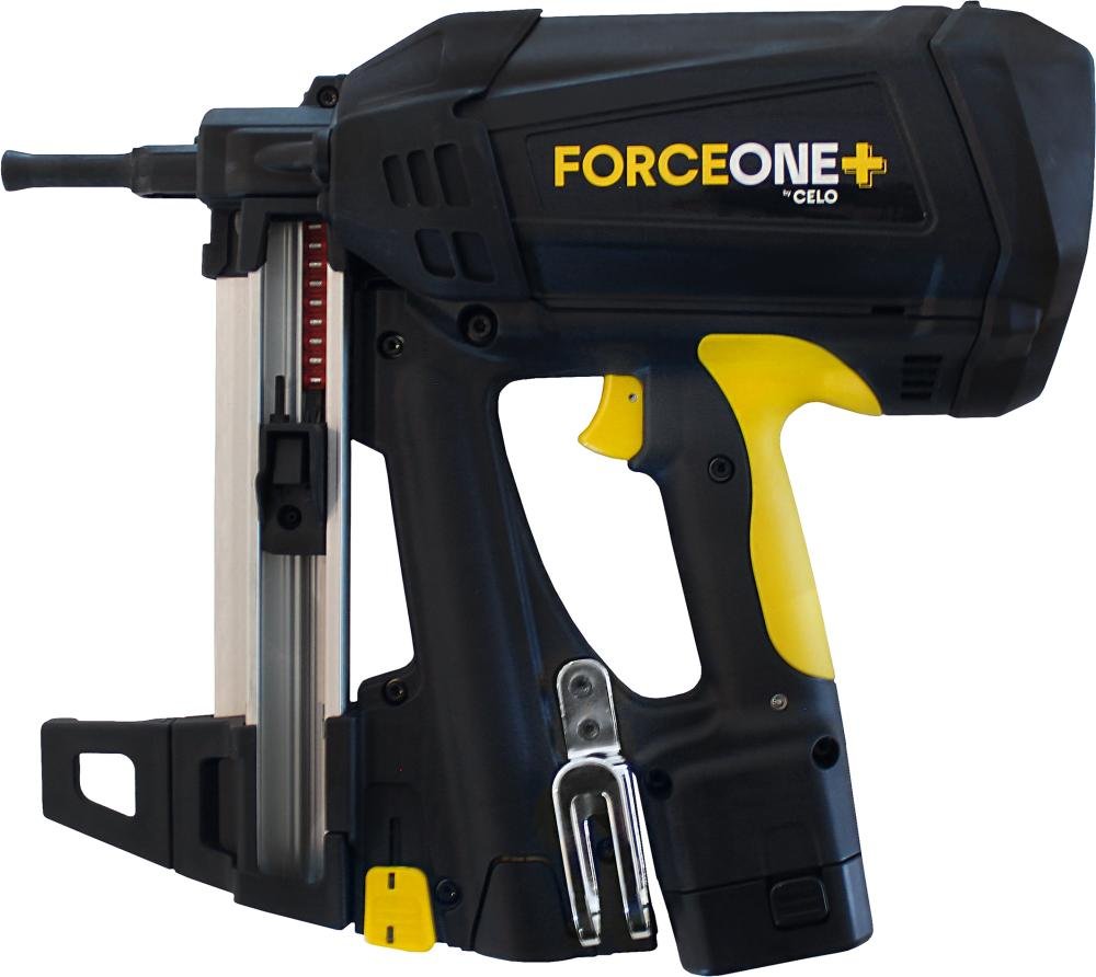 Gasnagler FORCE ONE mit Magazin für 20 Nägelnim Koffer