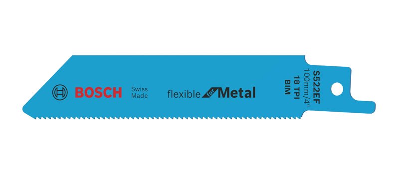 Säbelsägeblatt S 522 EF, Flexible for Metal, 5er-Pack