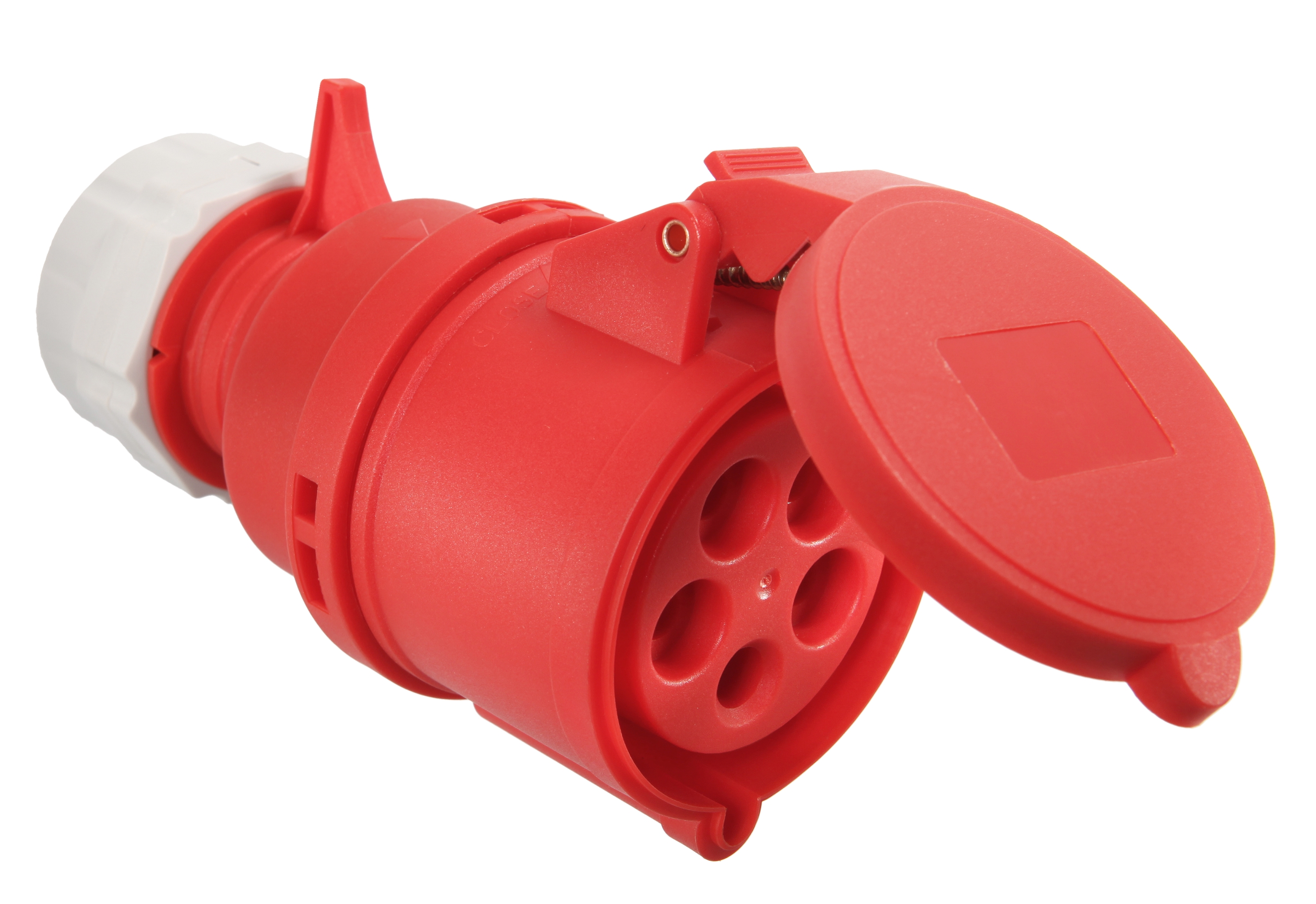 CEE-Kupplung 400V/16A, rot
