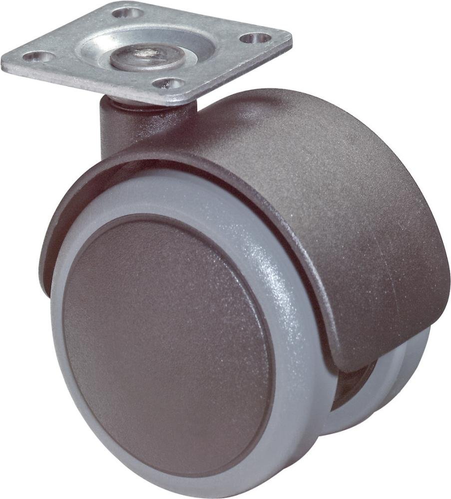 Kst.-Doppelrolle 50mm F7642x42mm Platte F76.050.PL