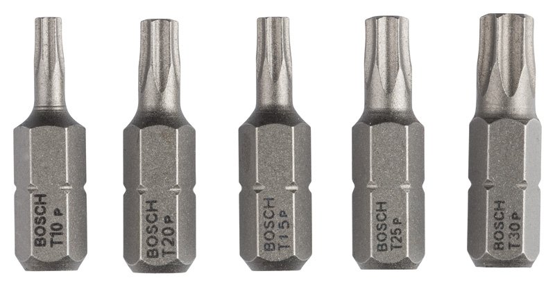 Schrauberbit-Set, Extra Hard, 5-tlg., T 10/15/20/25/30/25 mm
