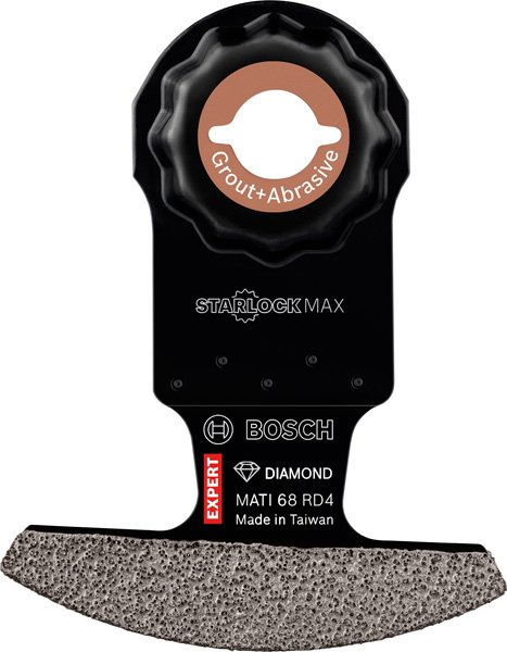 EXPERT Corner Blade MATI 68 RD4 Blatt für Multifunktionswerkzeuge, 68 x 30 mm