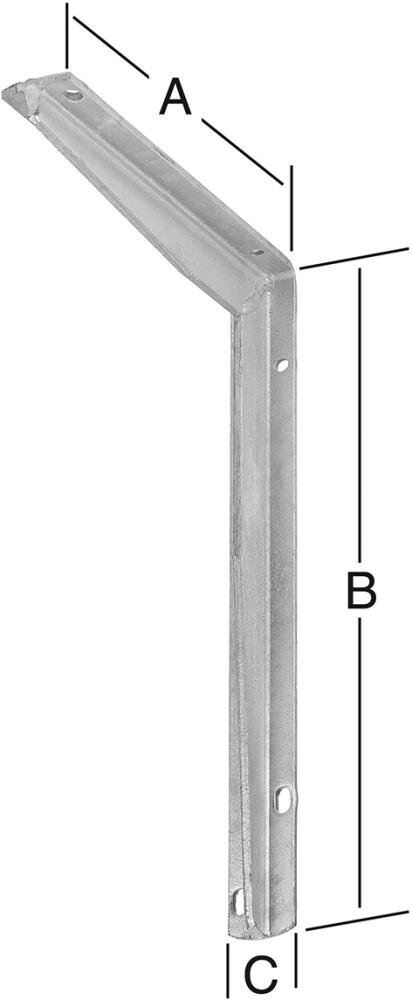 T-Profil-Konsole 250 x 300 mm Nr. 156250ZFVORMANN