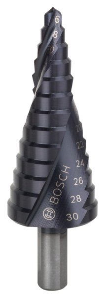 Stufenbohrer HSS-AlTiN, 6 - 30 mm, 10 mm, 93,5 mm, 13 Stufen
