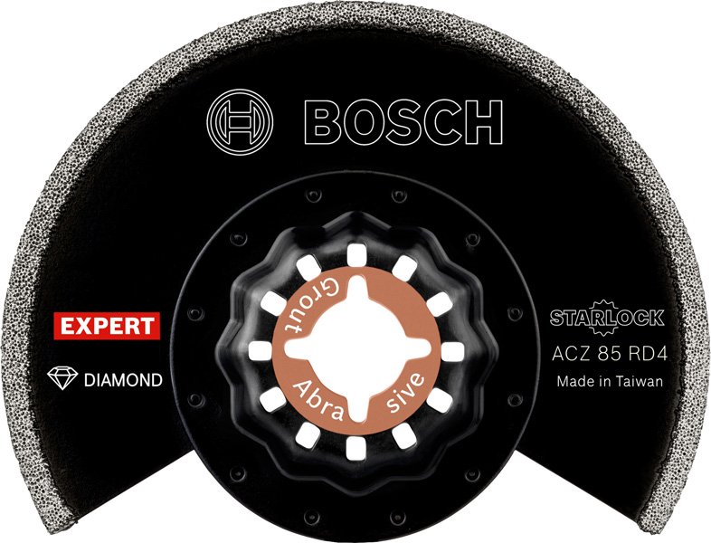 EXPERT Grout Segment Blade ACZ 85 RD4 Blatt für Multifunktionswerkzeuge, 85 mm