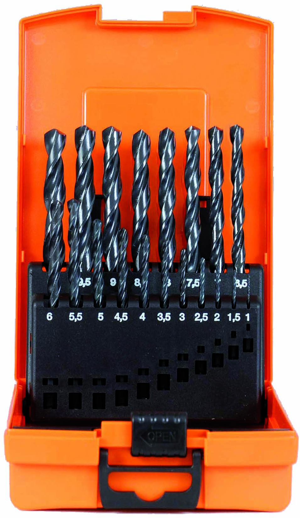 Kunststoffkassette HSS-R 1-10 mm 19tlg