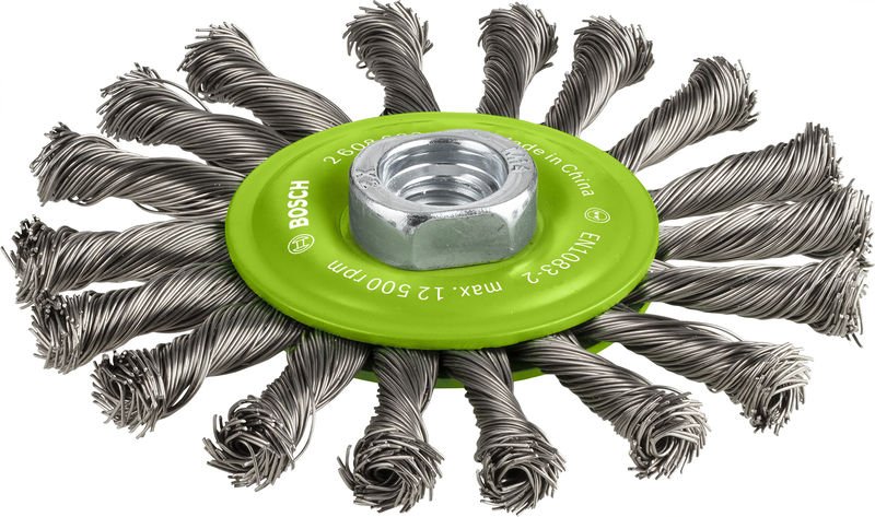 PRO Stainless Steel heavy Scheibenbürste, 115 x 0,5 mm, Gewinde