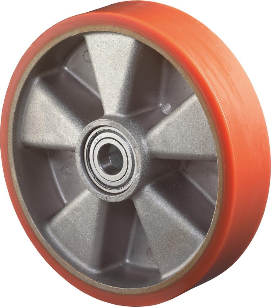 Rad 100/40mm B90.101 Polyure Guss,Radk.Alu,KL Tragkraft 280 Kg BS ROLLEN