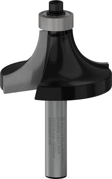 PRO Abrundfräser, 8 x 15 x 22 x 66 mm