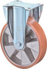 Bockrolle 80mm N110.B90 Platte,Polyure Guss,KL N110.B90.081 BS ROLLEN