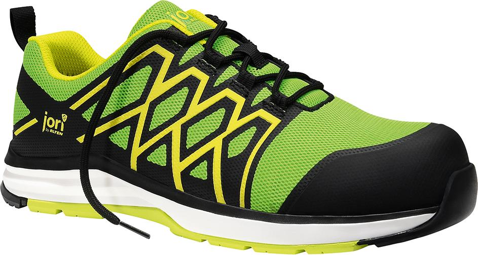 Halbschuh 12091 jo_SWIFT grün-gelb, S1P ESD Gr. 36 JORI