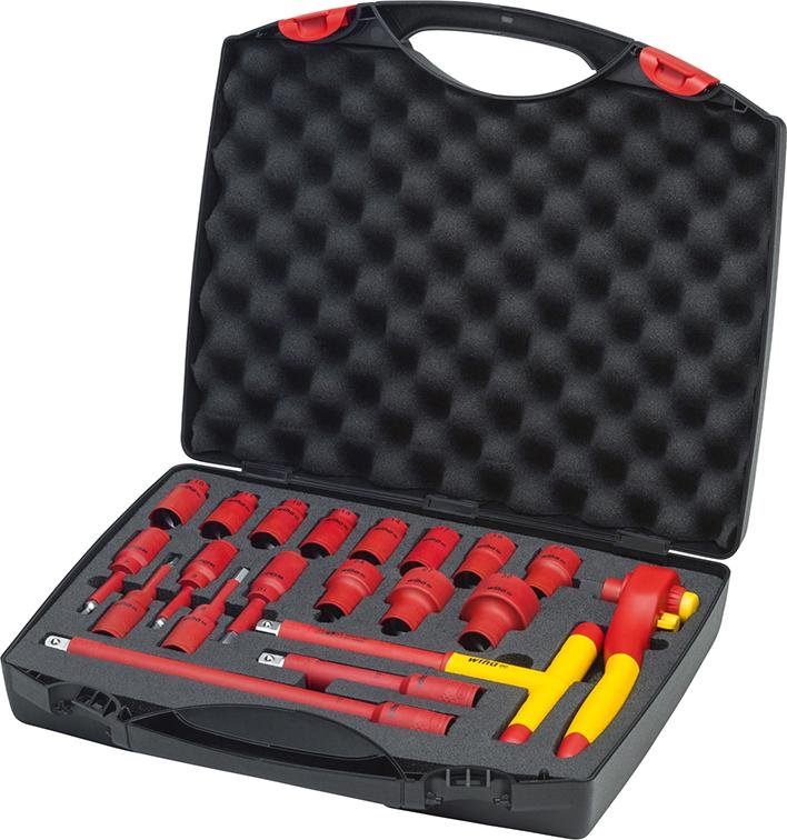 Steckschlüssel-Garnitur 1/2" VDE 20-teilig Wiha