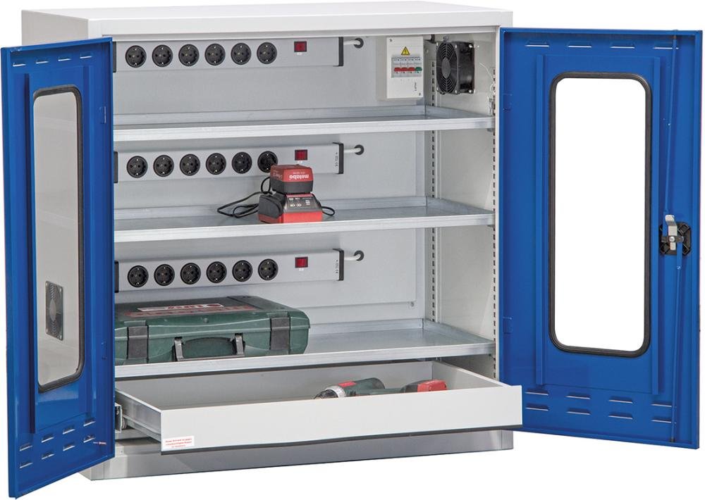 Akkuladeschrank 1000x1000x490 mm HxBxT