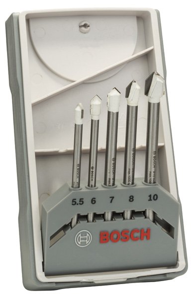 5-tlg. CYL-9 Ceramic Fliesenbohrer-Set, 5,5–10 mm