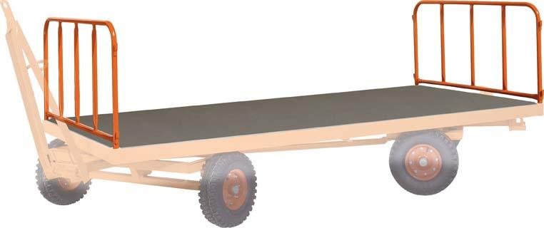 2 Stahlrohrwände 2000x1000x750 mm VarioFit