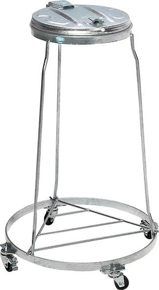 Abfalls. verz. fahrbar H 1020 mm Metalldeckel VAR